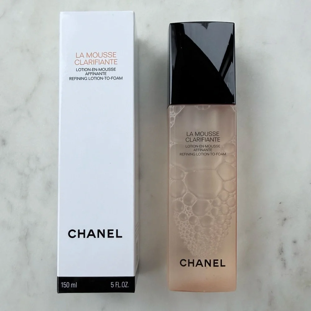 NIB Chanel La Mousse Clarifiante Refining Lotion to Foam